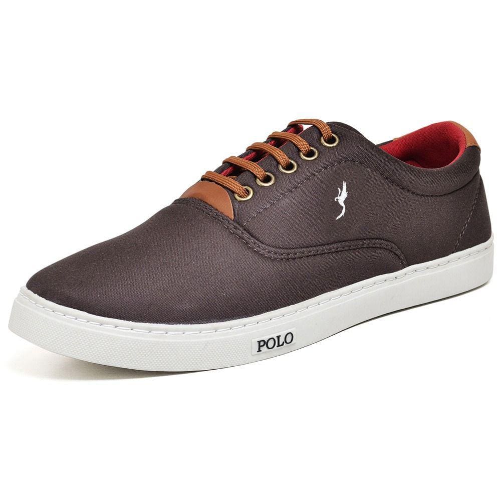 Sapatenis Casual Masculino Lona Solado PVC Costurado Resistente Palmilha EVA Basico