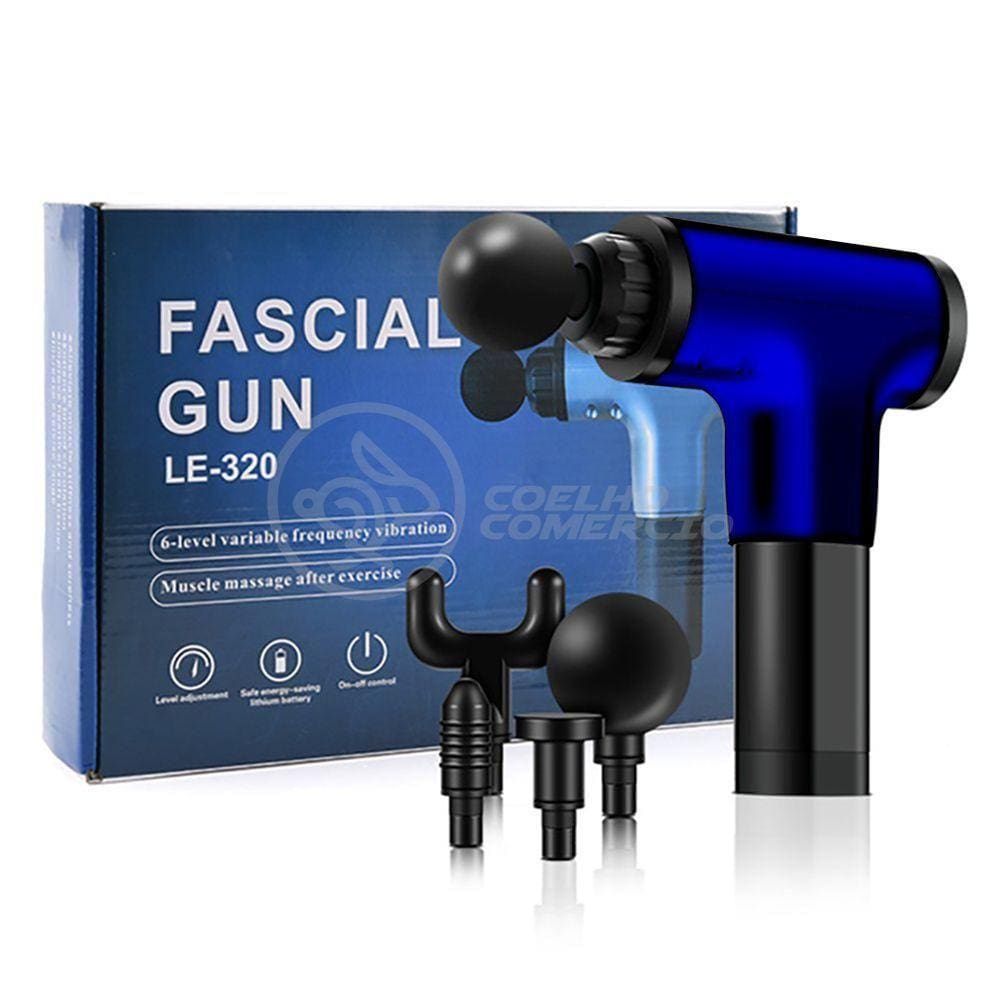 Massageador Muscular Facial Físico 6 Níveis Le 320 Azul