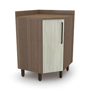 Balcao Evolution Plus 1 Porta Canto Tannat/Legno Crema Batrol