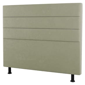 Cabeceira Casal Queen Size Malik 160cm Sintético Bege