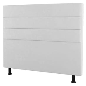 Cabeceira Solteiro Malik 90cm Sintético Branco