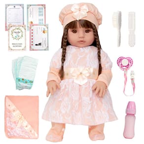 Bebe Reborn lbc Boneca Silicone Menina Realista Victoria