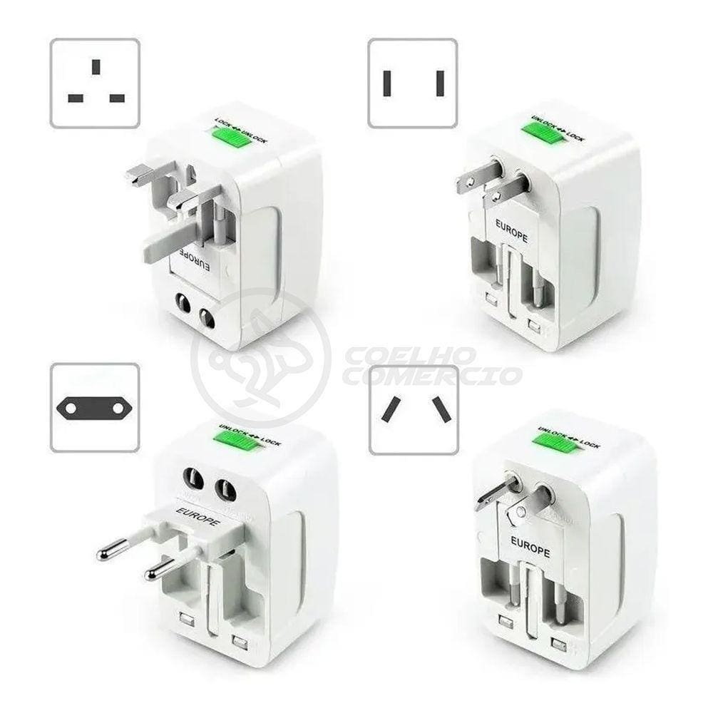Adaptador Tomada Universal Padrão Bivolt Aio