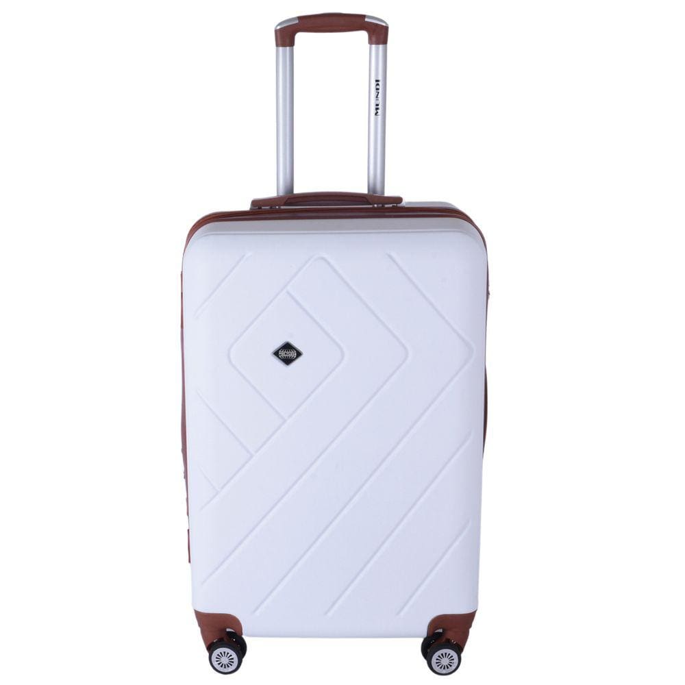 Mala De Viagem Grande 32kg Mundi Madri 360 Graus ABS MD2230