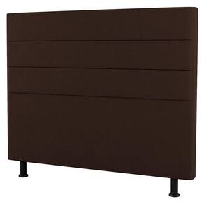 Cabeceira Casal Queen Size Malik 160cm Sintético Marrom