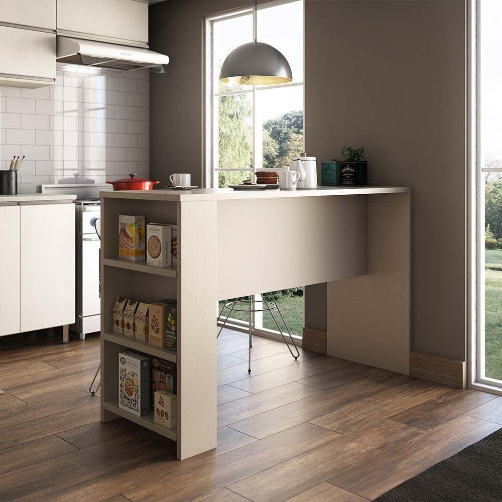 Bancada Mesa Gourmet Para Cozinha 150cm X 97cm Connect
