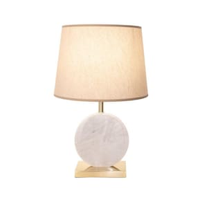 Base para Abajur 22cmx12cmx37cm 1xe27 40w Biagio Lumiere Dourado/Branco