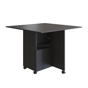 Mesa 90x90cm Tampo MDP Dobrável Nova Móbile Preto