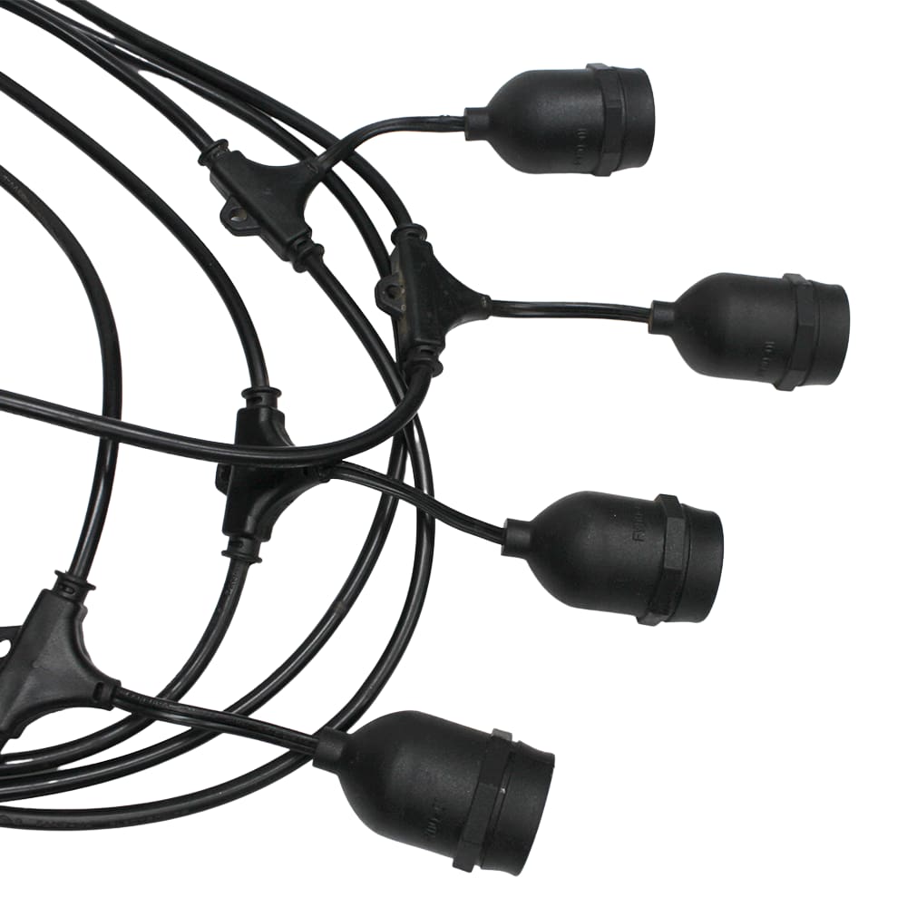 Cordão Luminoso Taschibra Cipro 5 Mt 8XE27 IP65 Emborrachado Bivolt