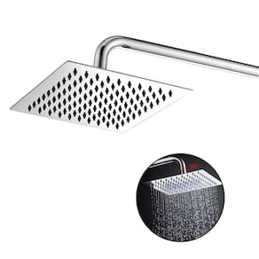 Chuveiro Inox Cromado 20x20 Ducha Slim Banheiro Area