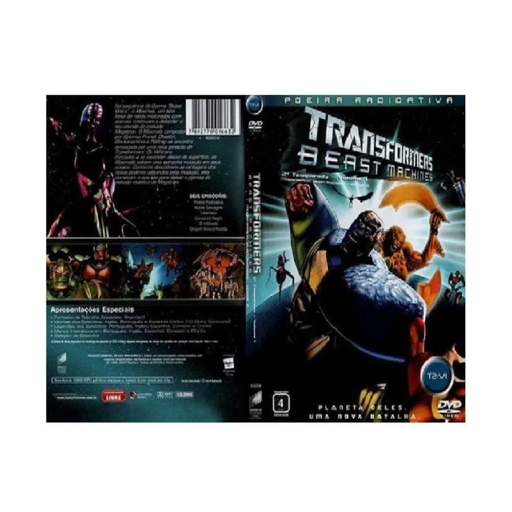 Dvd Transformers Beast Machines - 2ª Temporada - Vol.1