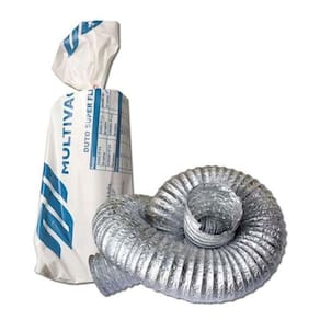 Duto Flexível 209mm 8 Polegadas 1 Metro Aluminizado Multivac