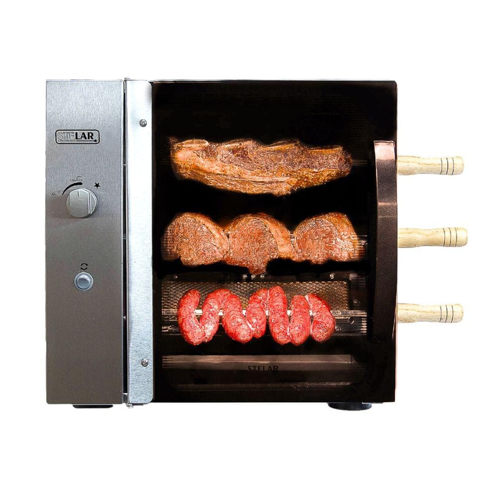 Espeto Churrasco 85cm Simples Aço Inox Carne Churrasqueira