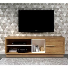 Rack Para Tv Até 42 Pol RA2002 Com 1 Porta Tecno Mobili