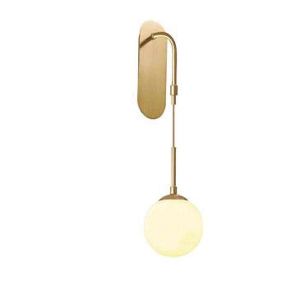Arandela/Pendente Nick 23Cm Ouro/Branco Para 1Xg9 Bivolt Starlux