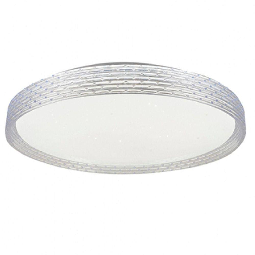 Plafon Led Loop 24W 3000/4000/6000K Transparente Com Cinza 1920Lm Bivolt Hevy