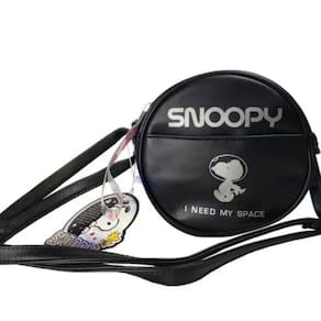 Bolsa redonda snoopy sapace com  feixo refletivo alt10x lag16