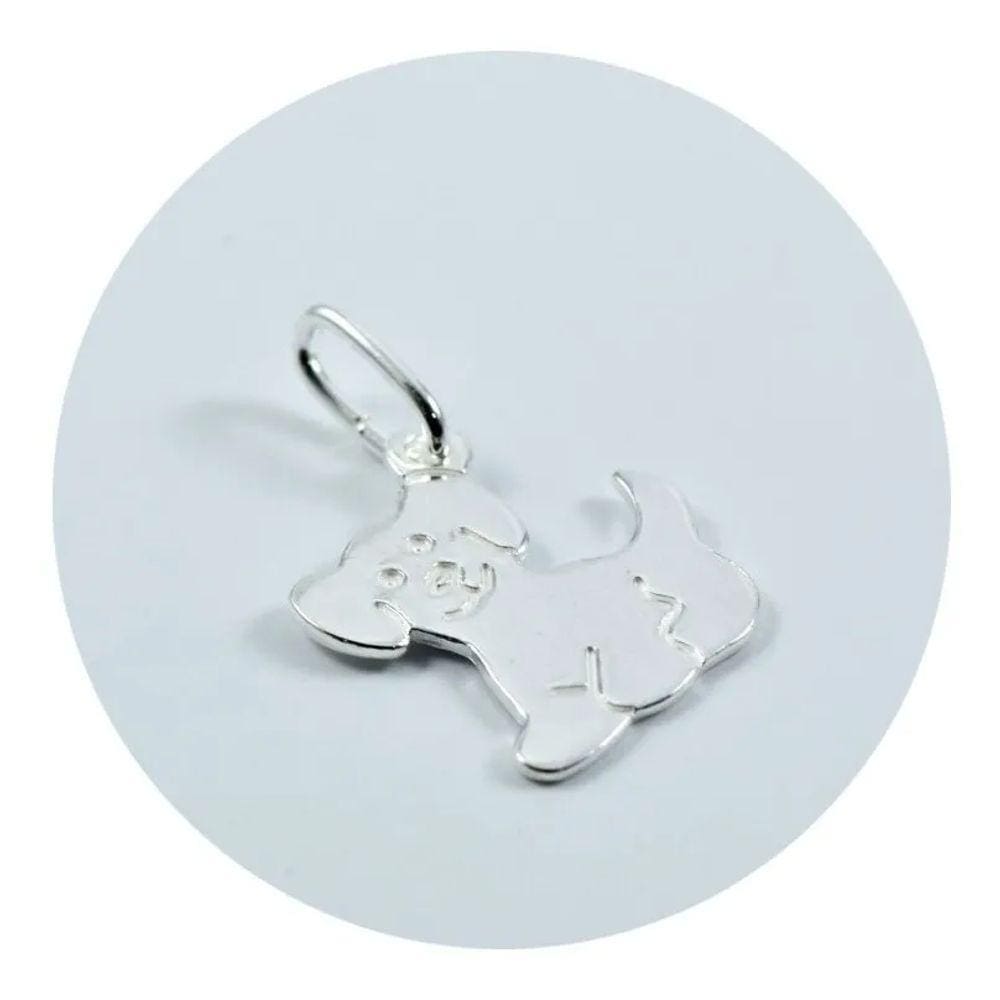 Pingente Prata 925 Cachorrinho 12x14mm - Ponte Vecchio Joias