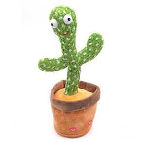 Brinquedo Cacto Dançante Futuro 30X10X12Cm Verde