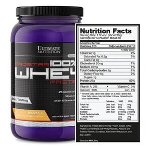 Whey prostar 907gr banana