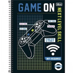 Caderno Espiral CD Universitário Pepper 10 Matérias 160 Folhas - Tilibra