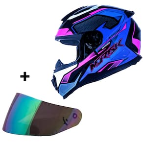 Capacete Feminino Norisk Razor Speedmax Rosa + Viseira
