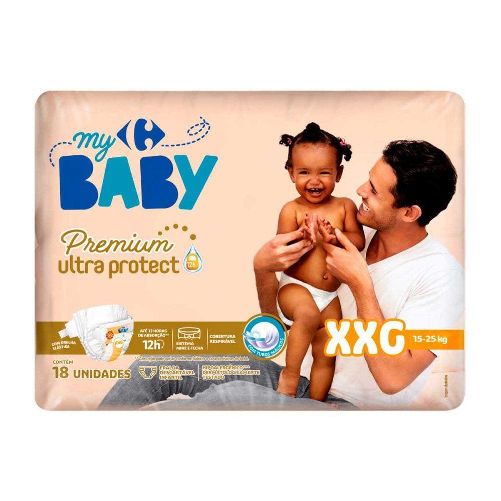 Fralda Descartável My Baby XXG 18 Unidades Carrefour
