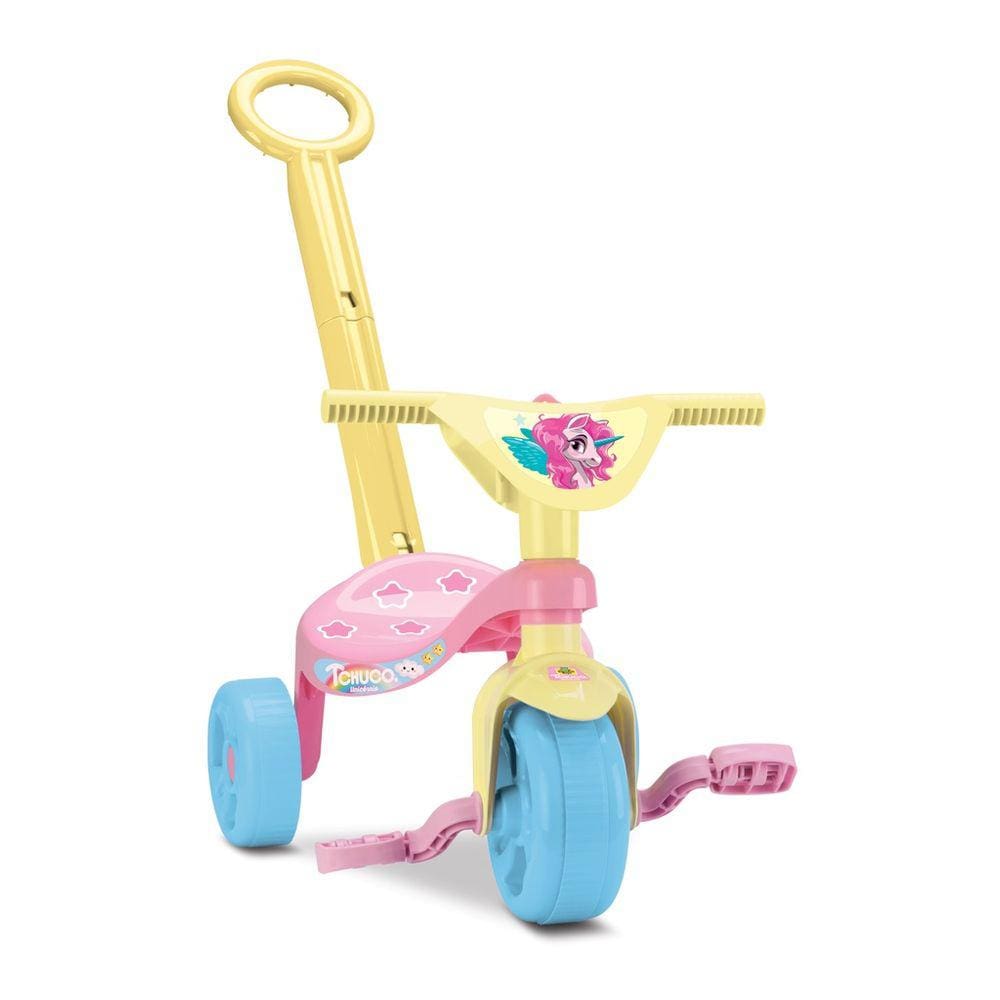 Triciclo Motoca Zootico Passeio E Pedal Infantil