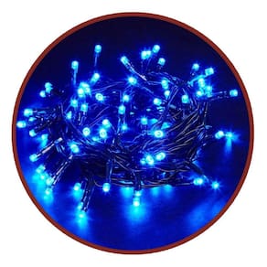 Pisca Pisca De Led Azul Natal 8 Funções 200 Lâmpadas 110V