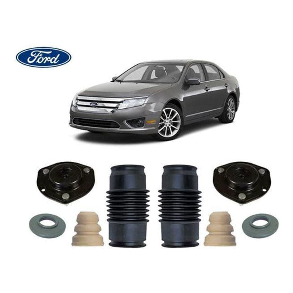2 Kit Dianteiro Ford Fusion 2006 A 2012 Batente Coxim Coifa