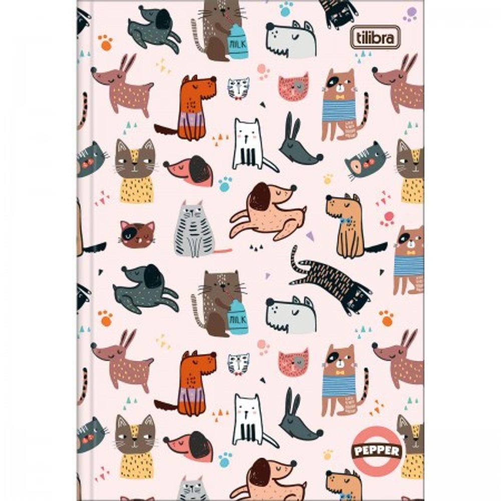 Caderno Pequeno Brochura 1/4 Pepper 80 Folhas - Tilibra