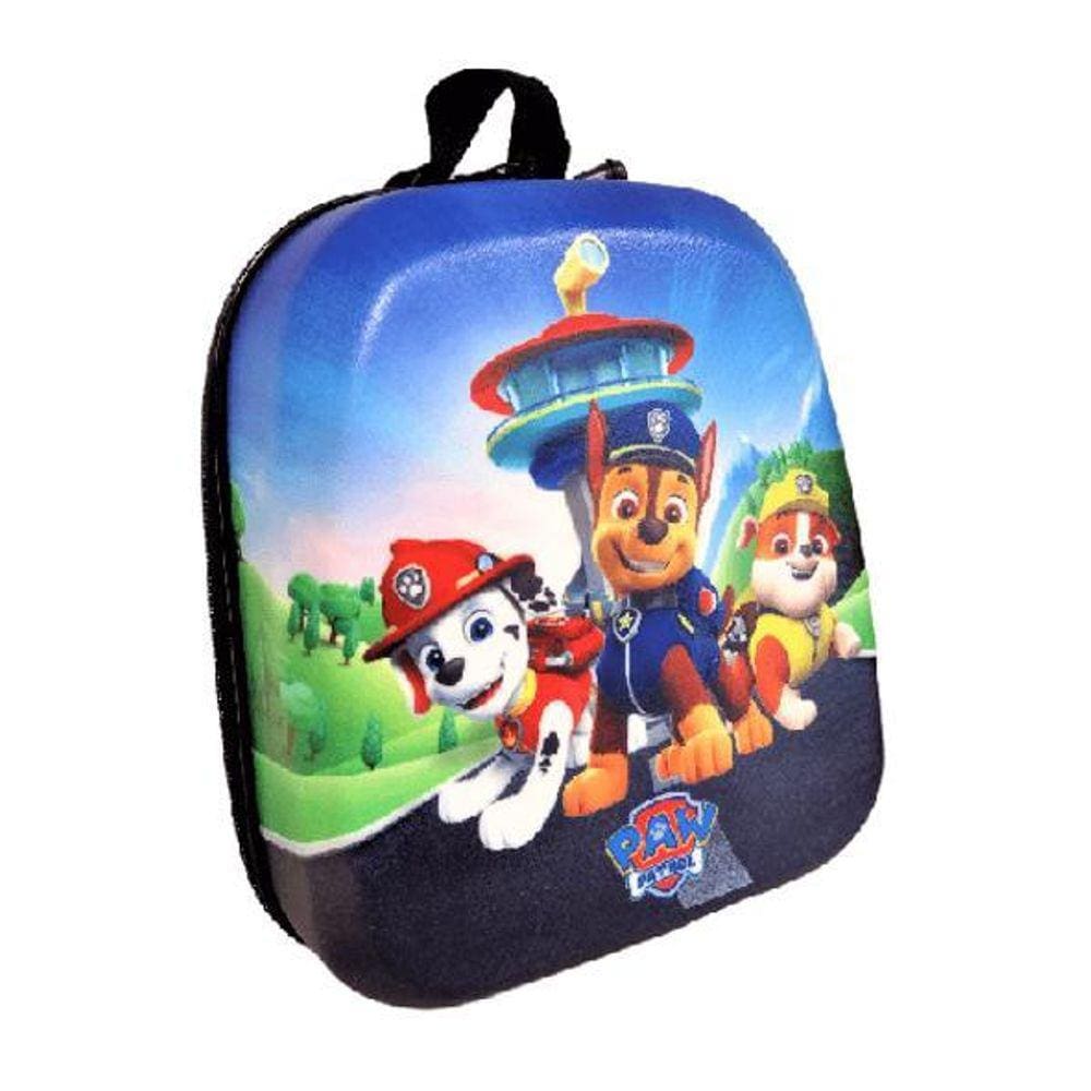 Mochila Lancheira Infantil 3D Paw Patrol Azul Patrulha