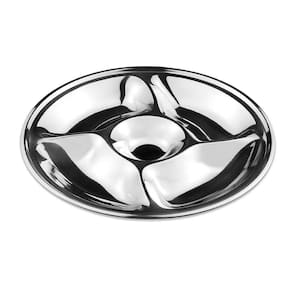 Petisqueira Redonda Aço Inox 35Cm Up Home Ud027