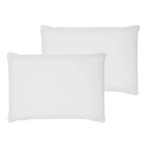 Kit 2 Fronhas 100% Algodao Percal 200 Fios Branco