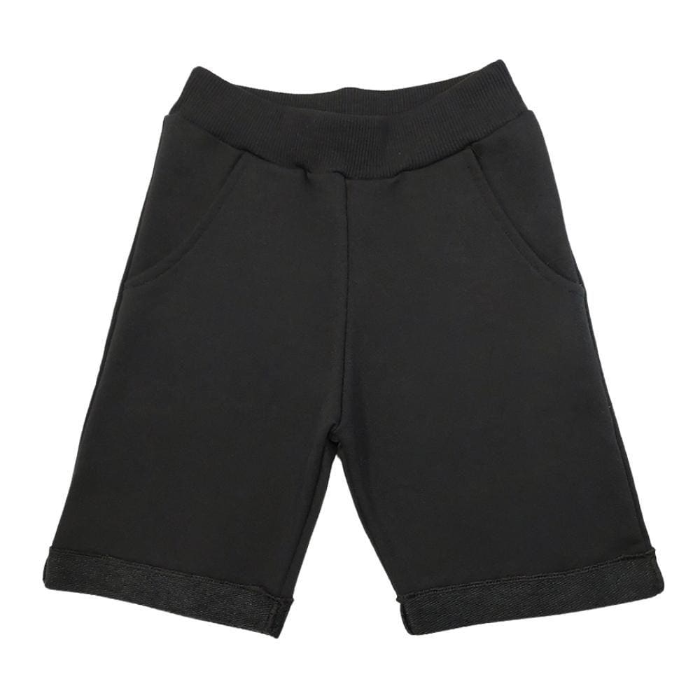 Bermuda Moletinho Infantil Juvenil Básica Baby Deluxe Escolar Algodão Masculina Moletinho Praia