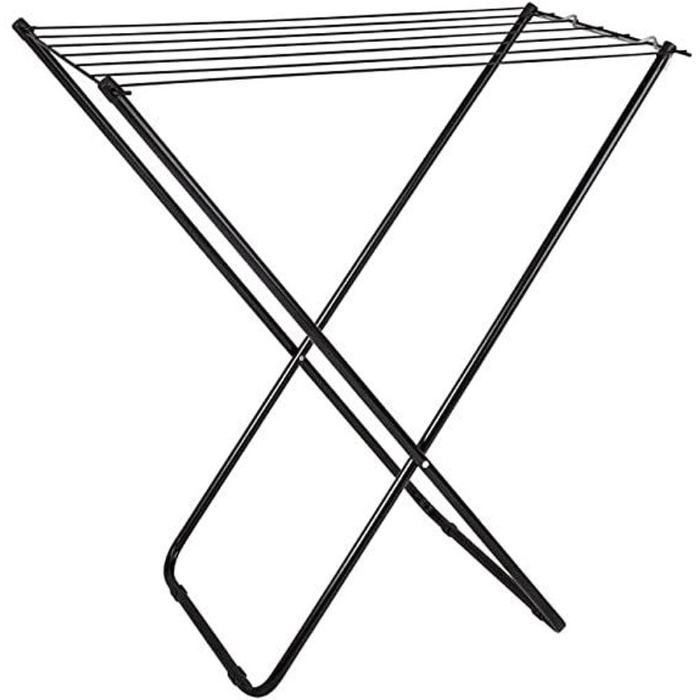 Varal de Chão Aço Slim Preto Mor