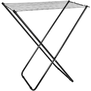 Varal de Chão Aço Slim Preto Mor