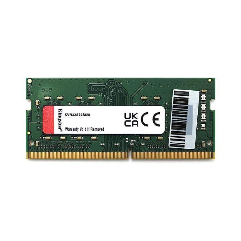 Memória Notebook Kingston 8Gb, Ddr4, 3200Mhz, Cl22