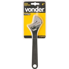 Chave Inglesa Ajustável 18`` Aço Carbono Fosfatizada Vonder