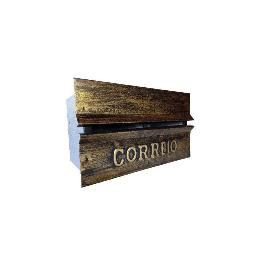 Caixa Correio Popular Chapa 12X20X10Cm