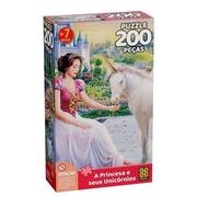 Quebra-Cabeça 200 Peças - Puzzle Batalha dos Dinossauros - Grow