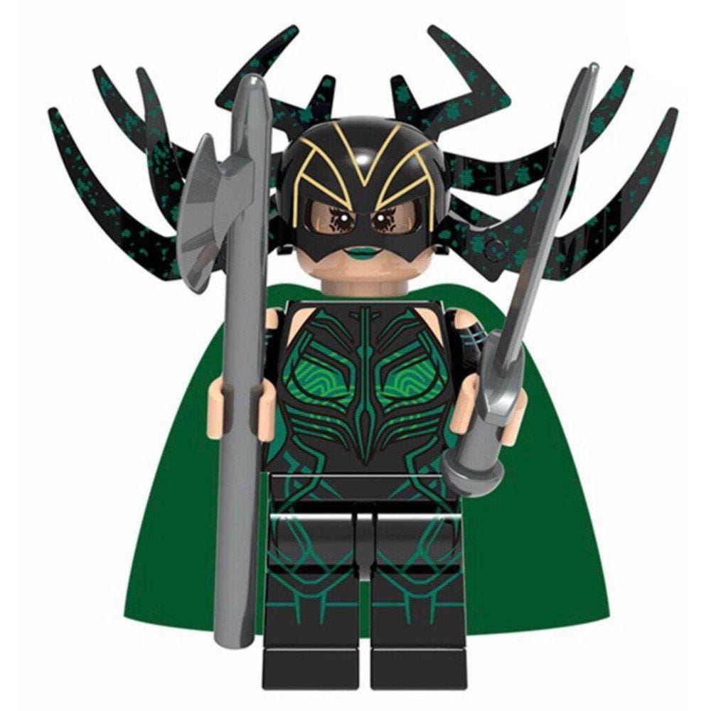 Boneco Blocos De Montar Hela Thor