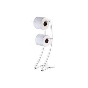 Suporte Papel Higienico Chao Piso Papeleira Banh Future 1030