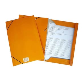 Pasta Aba Elastica Oficio Laranja-Top Pct C/30 Promoçao 24H