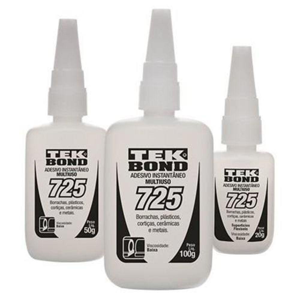 Cola instantânea Tekbond 725 - 20gr