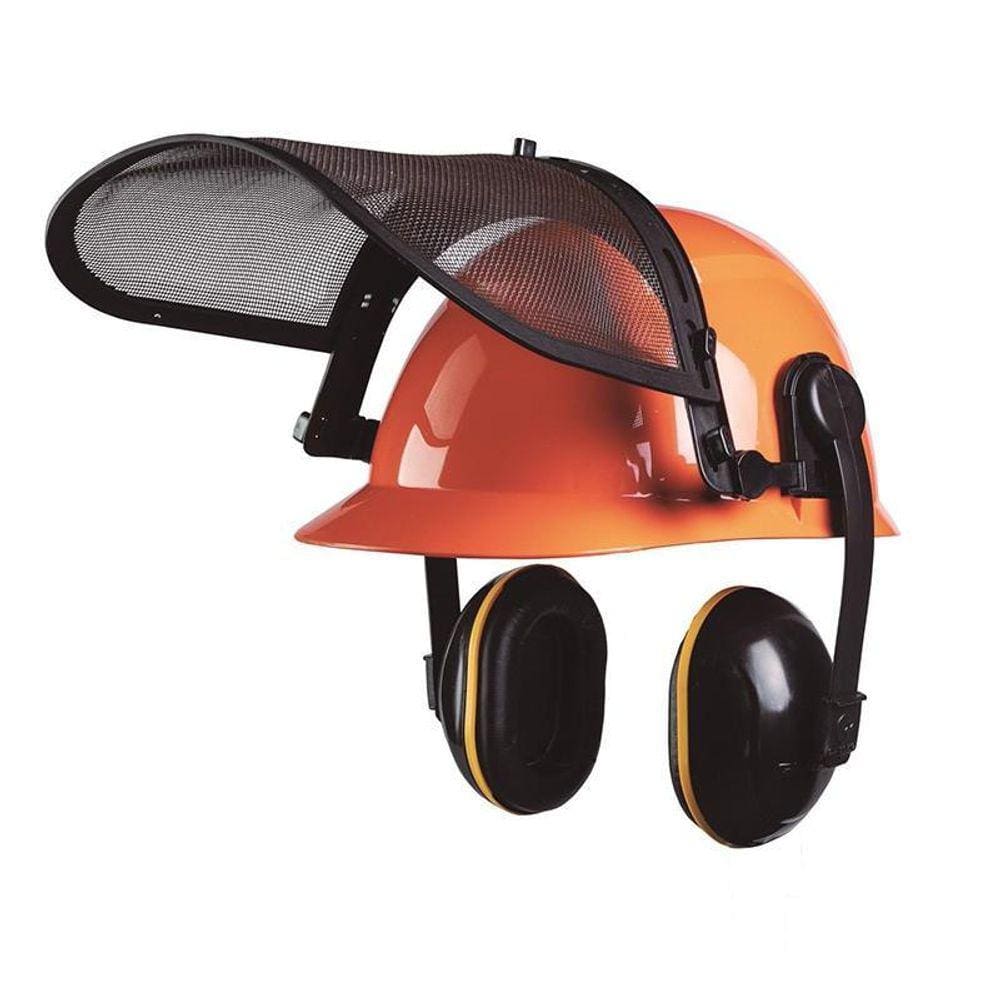 Kit Roçador Capacete Com Tela E Abafador 800322 - Camper