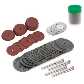 Kit 60 Discos De Corte Para Micro Retífica Fibra De Vidro