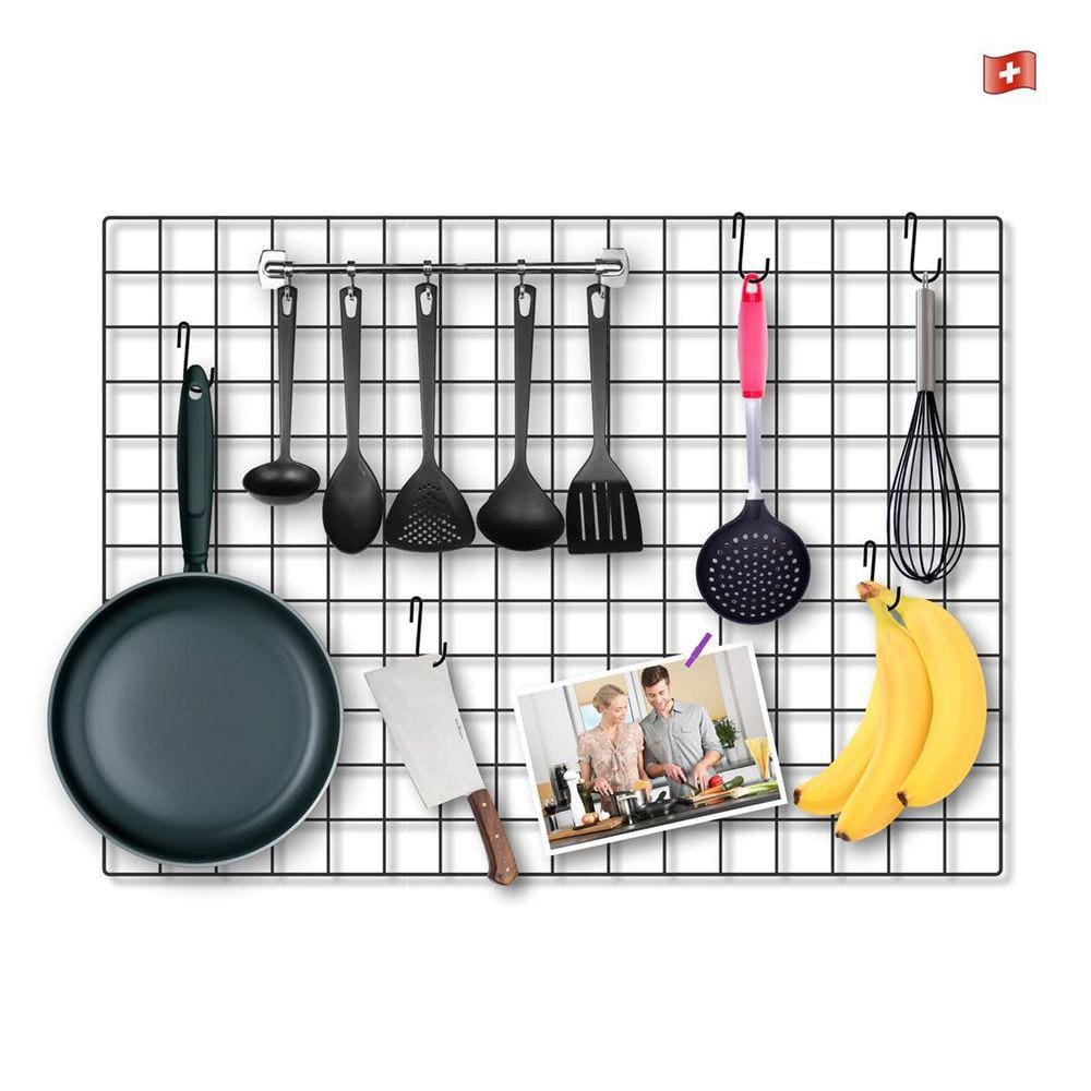 Mural Organizador De Louça Panela Para Parede Cozinha 60X80