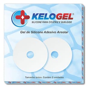 Placa Em Gel Adesivo Areolar 8Cmx8Cm 2Un Kelogel