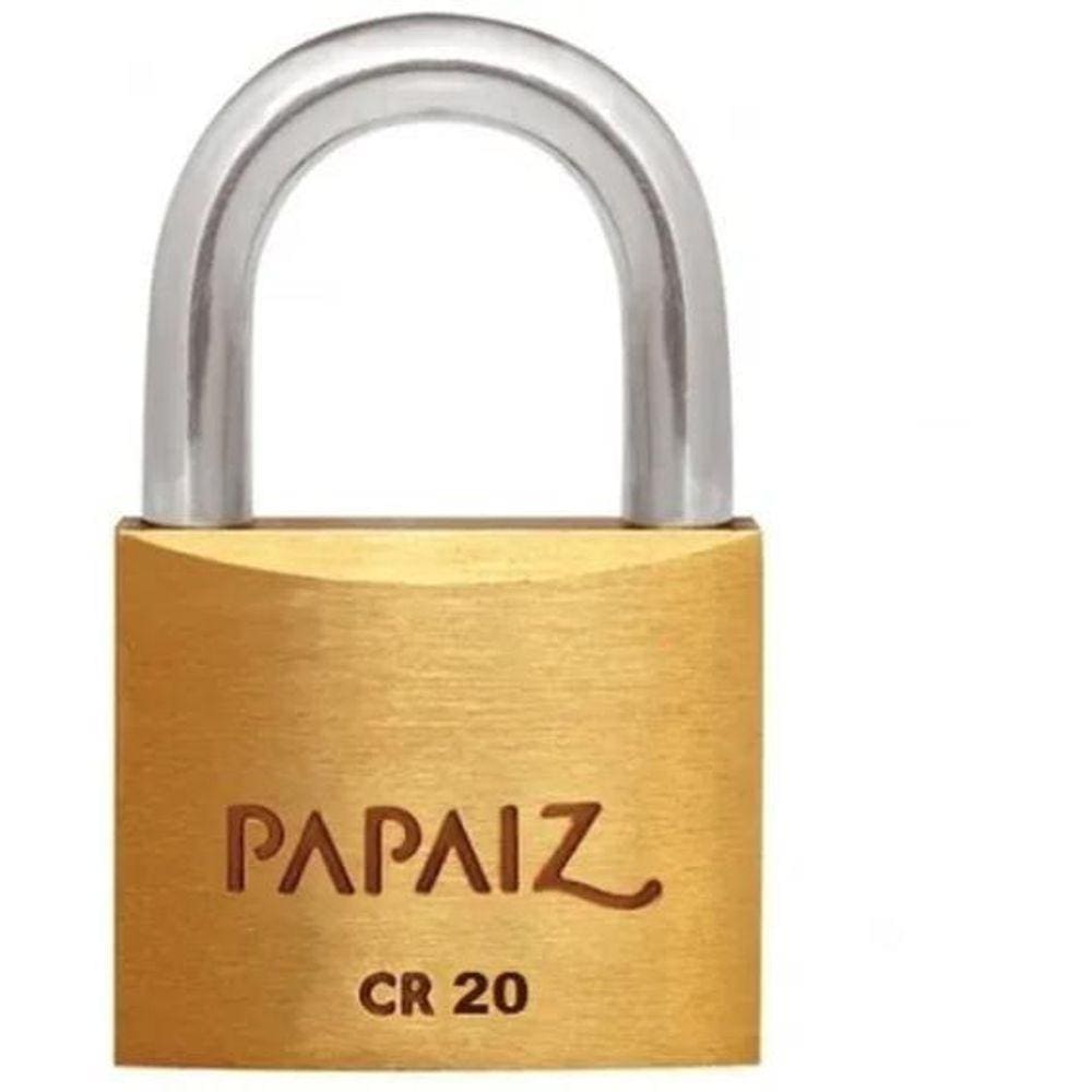 Cadeado Cr20 Ka1  Mesmo Segredo  - 20Mm - Papaiz